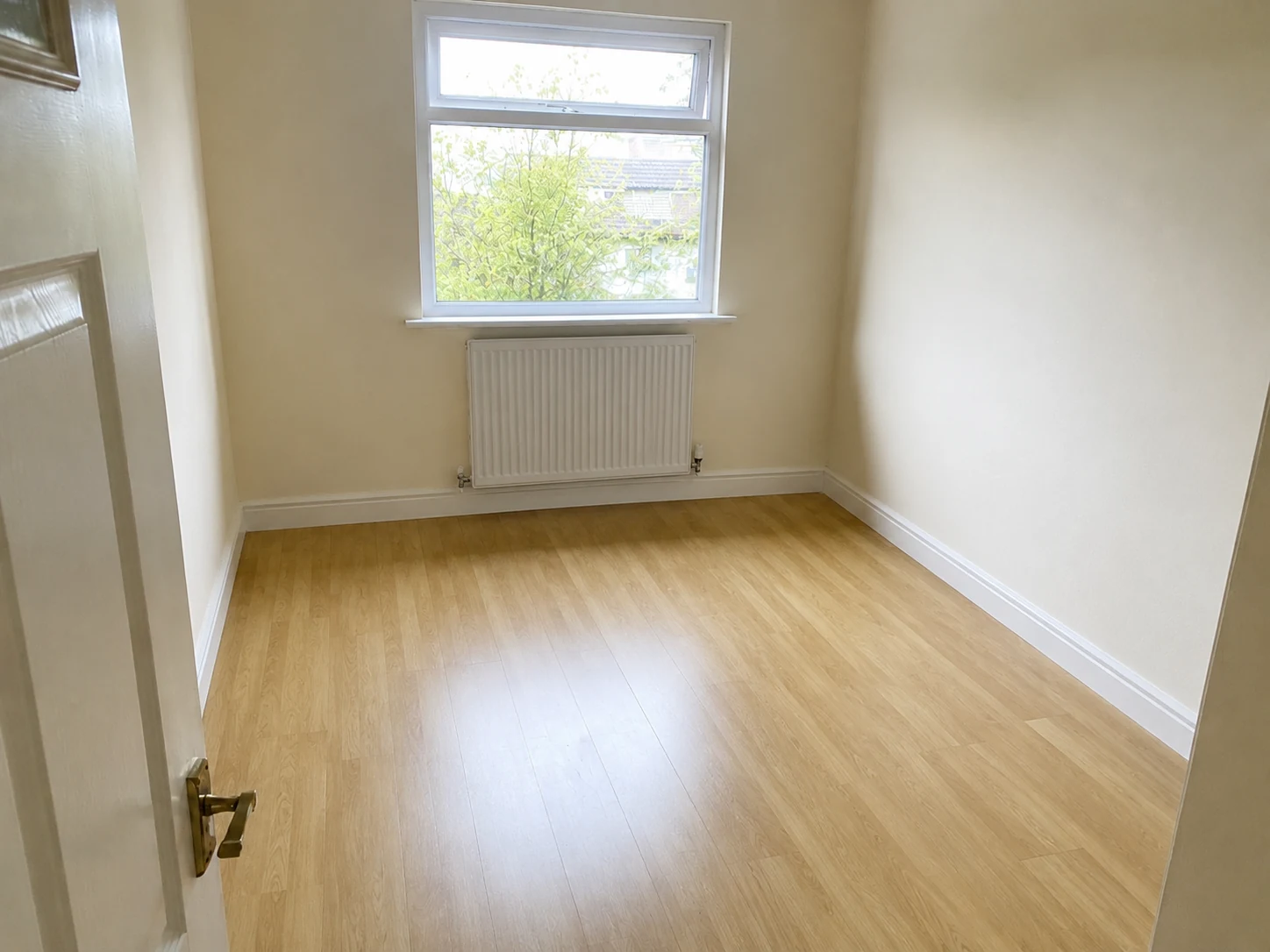 The same room after clearance and cleaning