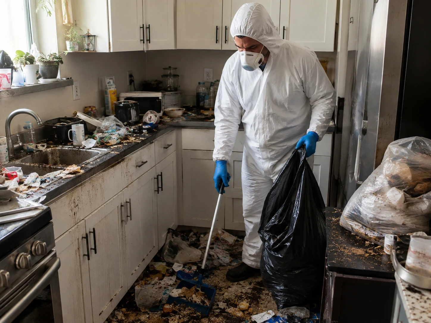 Specialist hoarder cleaning
