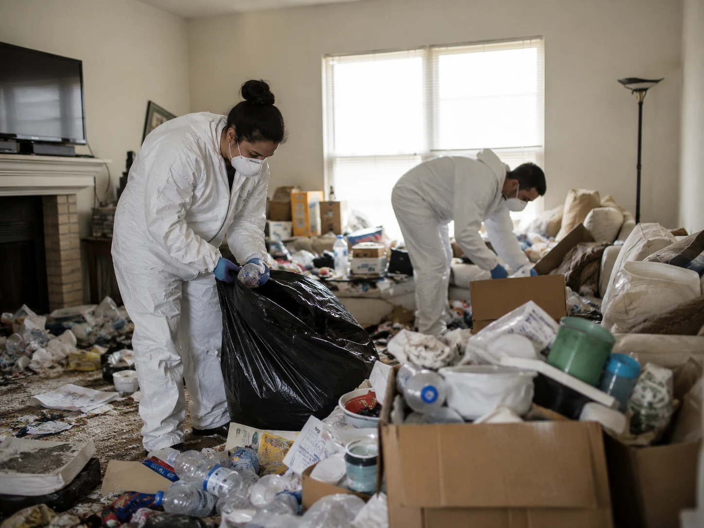 The property layout can affect the job as much as the number of items.