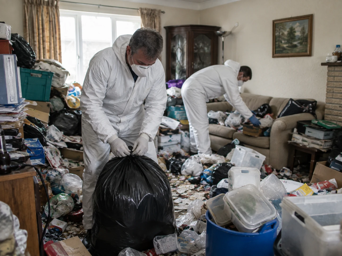 Hoarder house clearance